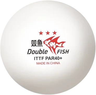 Paris Double Fish ABS Material 3 star  Ping Pong Balls 40mm V40+ Durable Table Tennis Balls with ITTF Approve