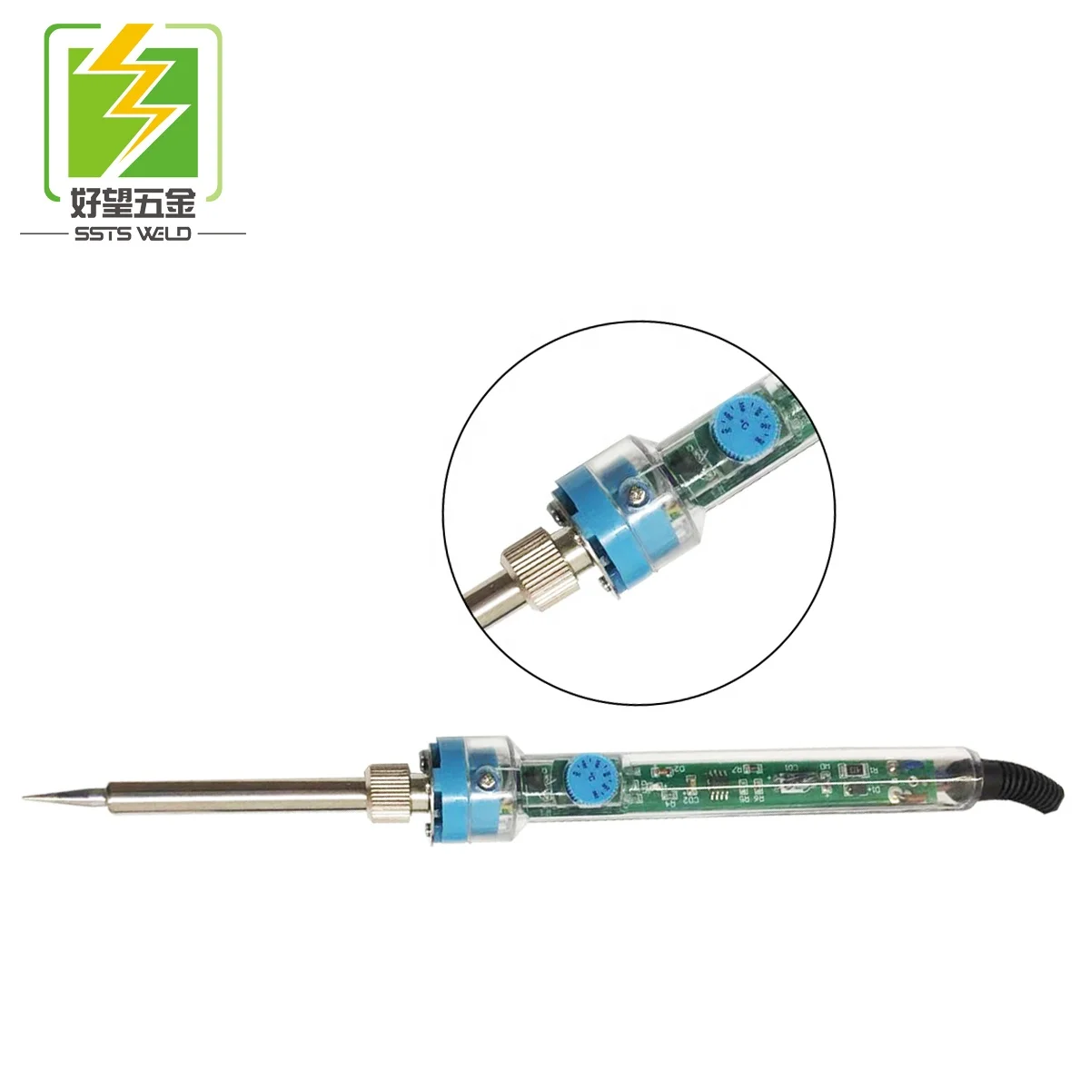 Replaceable adjust temperature 60W soldering iron for cell phone and tricycle repair Electric Soldering Irons
