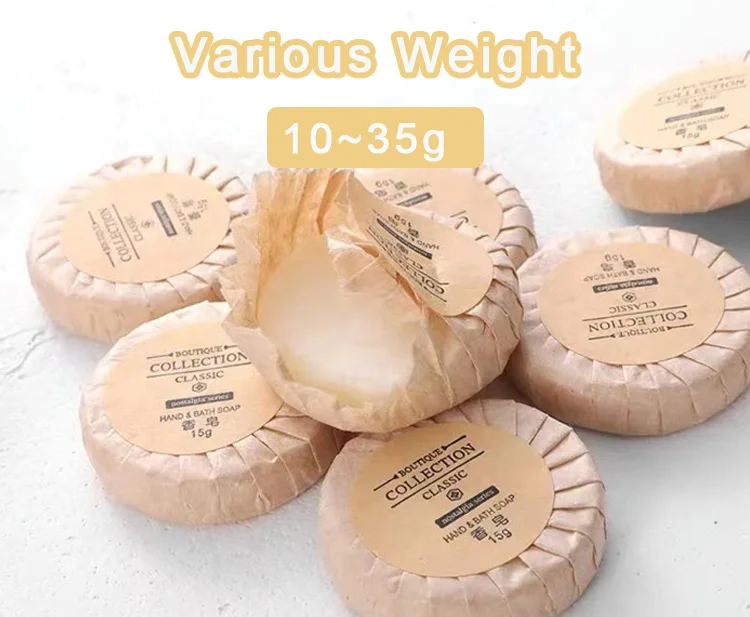 Hotel Bath Soaps And Toiletries 20g Hotel Mini Soap 15g Custom Round Small Soap For Hotels