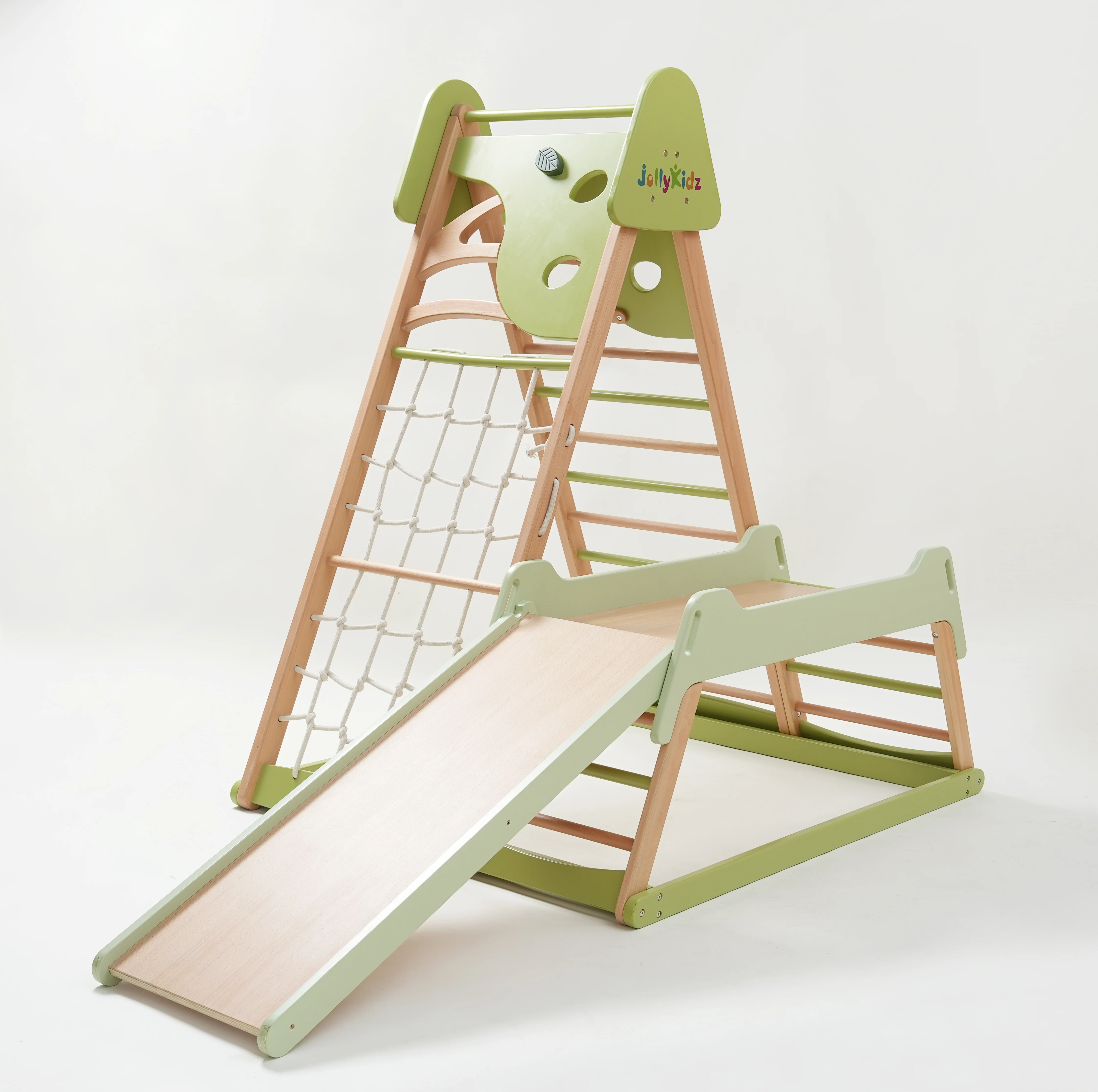 Wooden Kids Climbing Frame Ladders Toys Climb Game Indoor Climbing Arch and Ramp Frame For Children Playground