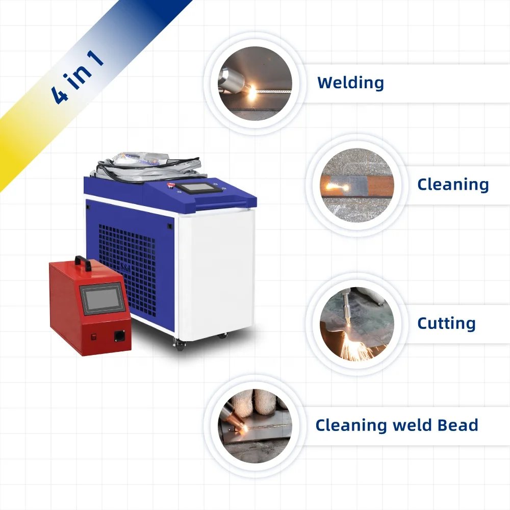 Portable Metal Saldatrice laser laser Welder With Italy Menu
