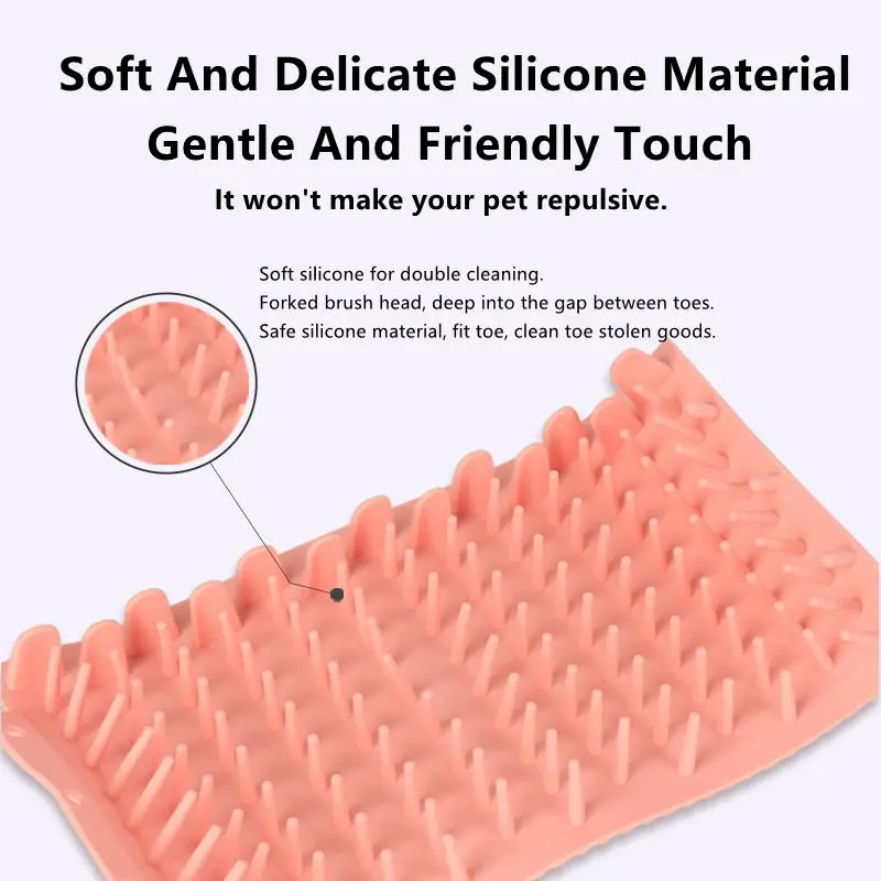 Outdoor Portable Pet Paw Cleaning Cup Dog Feet Foot Cleaner Washing Cup Dog Cleaning Supplies Foot Washer