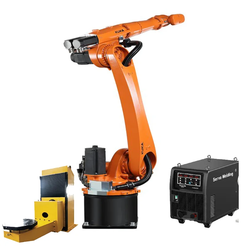 Промышленная автоматическая сварочная Роботизированная рука KUKA KR 360 R2830 с пистолетом точечной сварки и CNGBS dress pack промышленная робота