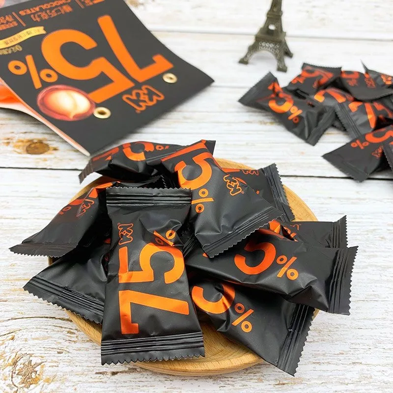 Chaoyouwei Chocolate 142g Snack Wholesale Food 75% Hazelnut Truffle Shaped Dark Chocolate