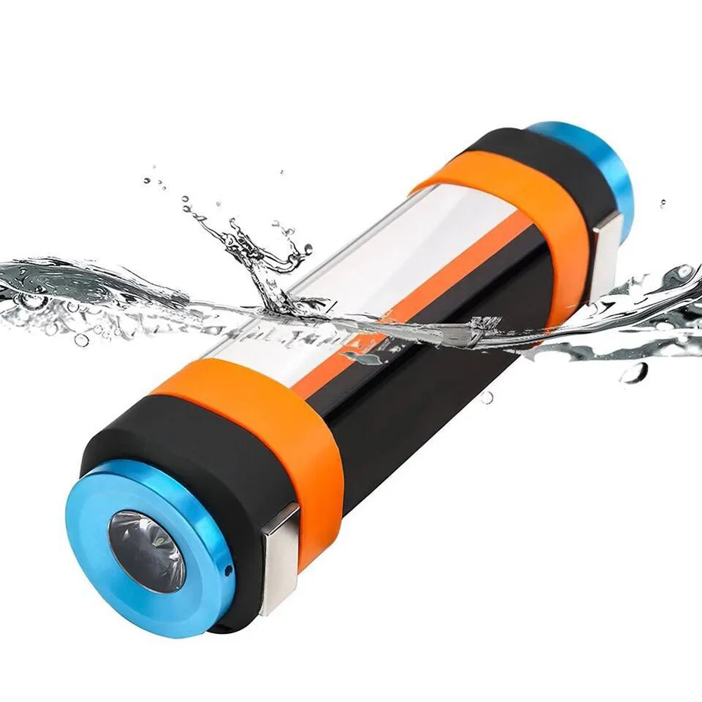 Multi Function Camping Light Portable Hanging Magnetic Mobile Power Waterproof USB Rechargeable LED Camping Light for Hiking