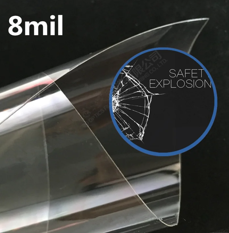 Прозрачная 60*100 футов 3 м качественная тонировка для украшения здания наружная защитная серия оконная пленка