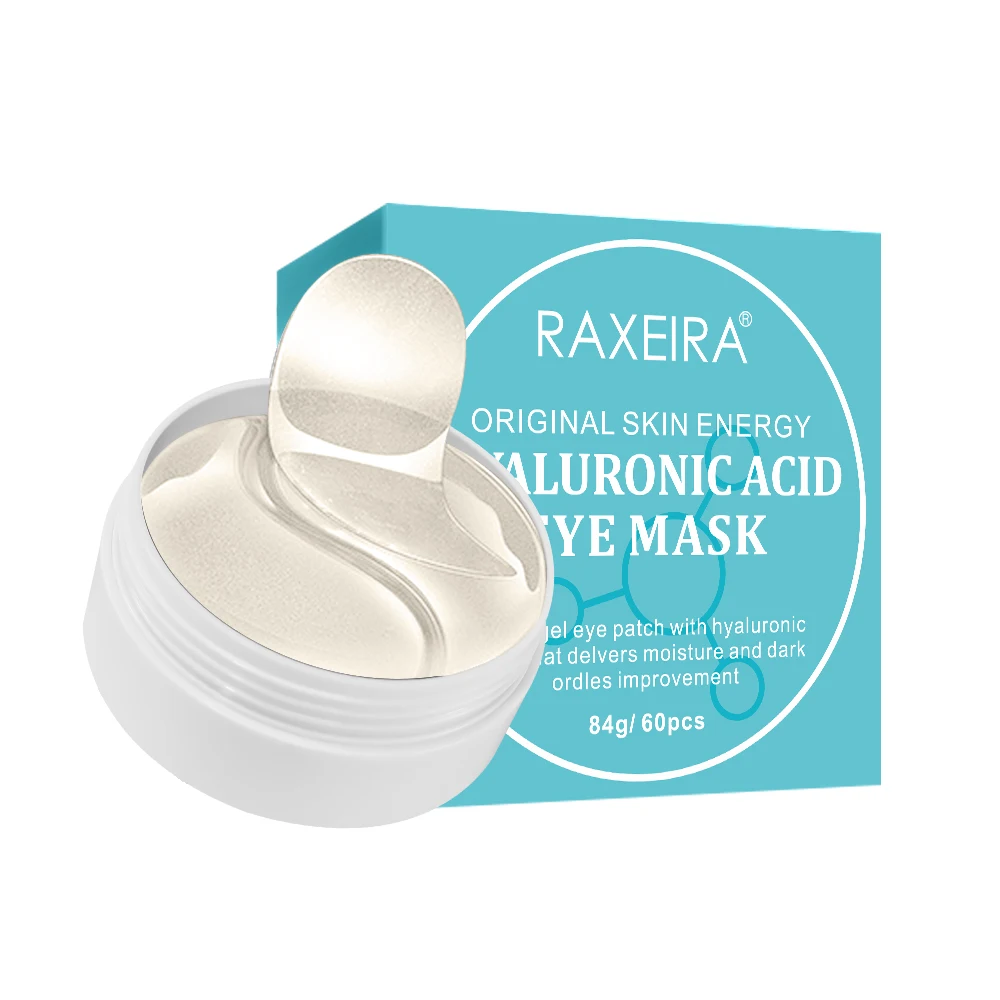 Private Label Custom Shape Anti-Wrinkle Reduce Dark Circles Hyaluronic Acid Under Eye Crystal Mask With Hyaluronic Acid