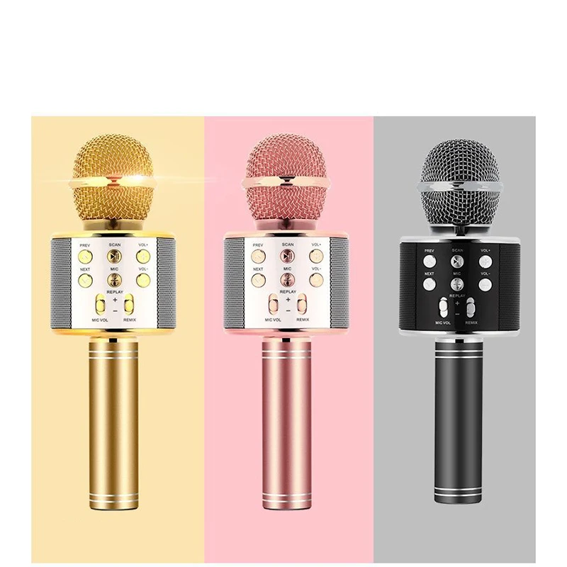 Power Amplifier Wireless Multifunction Speakers Customized Portable Speaker Singing Microphone