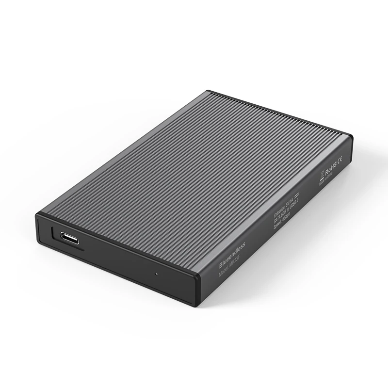 Blueendless MR23F Hot Selling Aluminum 2.5 USB 3.0 TO SATA Hard Drive Case FOR Laptop Wide Compatibility SATA HDD Case