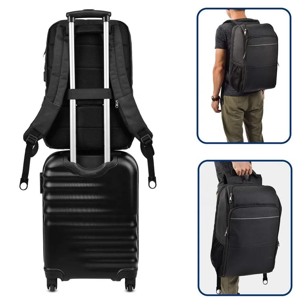 
Travel Backpack Friendly Business Large Carry On Laptop Bag 17 Inch with USB Port Flight 