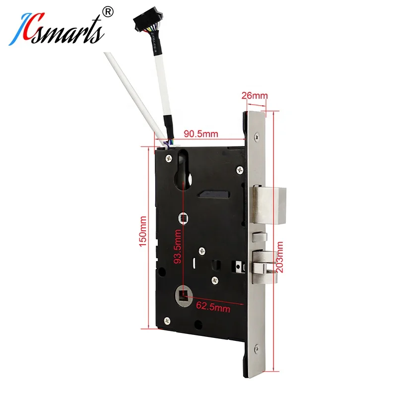 Silver JCH2023E01 Hotel master key card travel door electronic locks with IC software