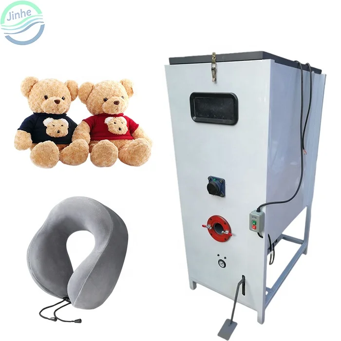 Sofa cushion teddy bear stuffed filler machine cotton polyester fiber opening soft plush toy stuffing pillow filling machine