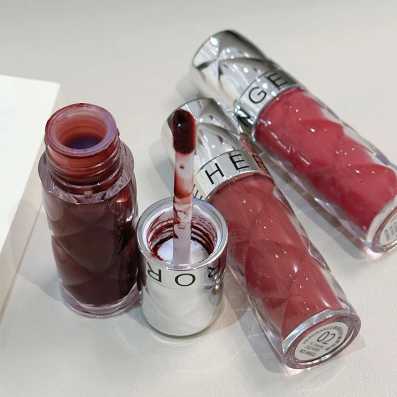 HERORANGE ODM Clear Moisturizing and Hydrating Holding Makeup Non Stick Cup Mirror Lip Gloss