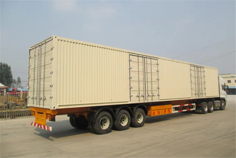 40ft 45ft container van trailer box semi trailer