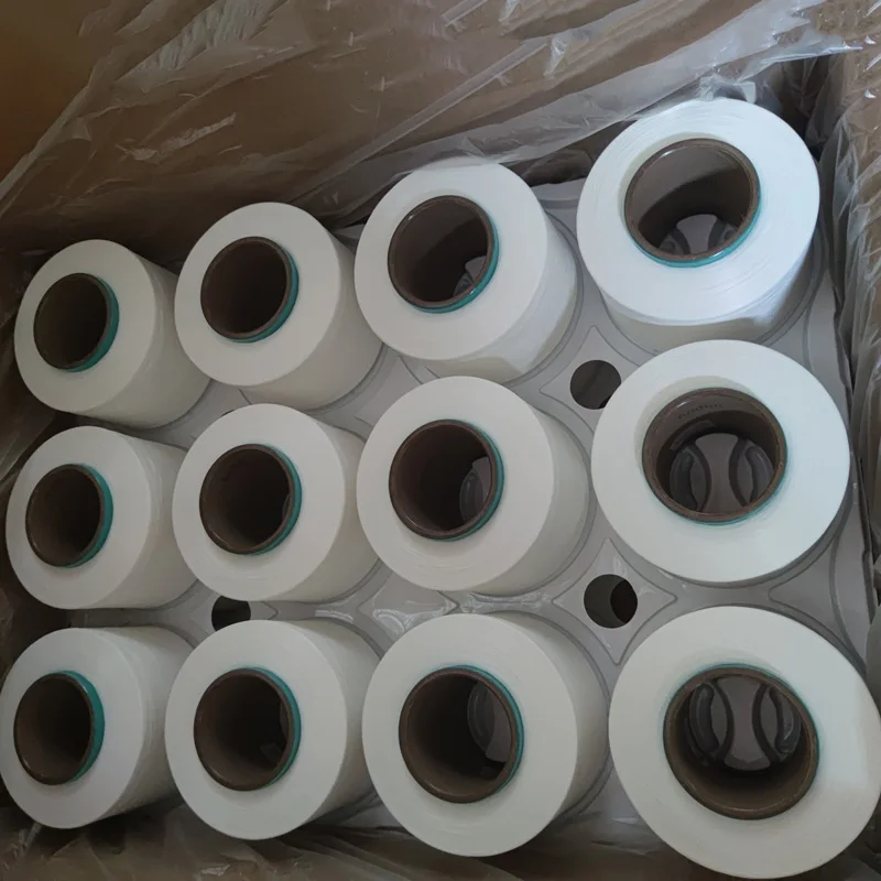 huafon manufactory price elastic lycra thread qianxi 210D AA grade HF300 DF958 semi dull bare spandex yarn