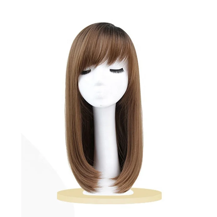 
Manufacturer promotional Female long straight hair Wig fashion hair cover 
