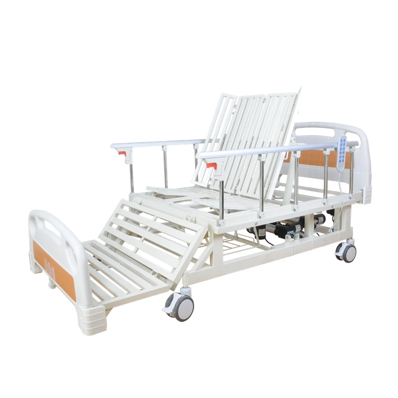 Three Motors Multi Functional Electric  Patient Hospital Bed  With Bed  Pan For Nursing Home