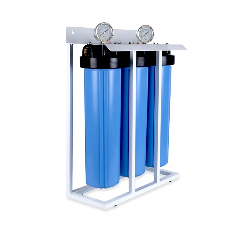 Complete 3-stage simple whole house  20 inch BIG blue  water filter  filtration system
