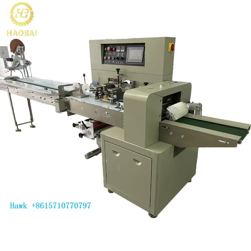 2022 Vegetable And Food Flow Pillow Wrapping Bag Packing Machine/Automatic Pillow Packaging Wrapping Machines