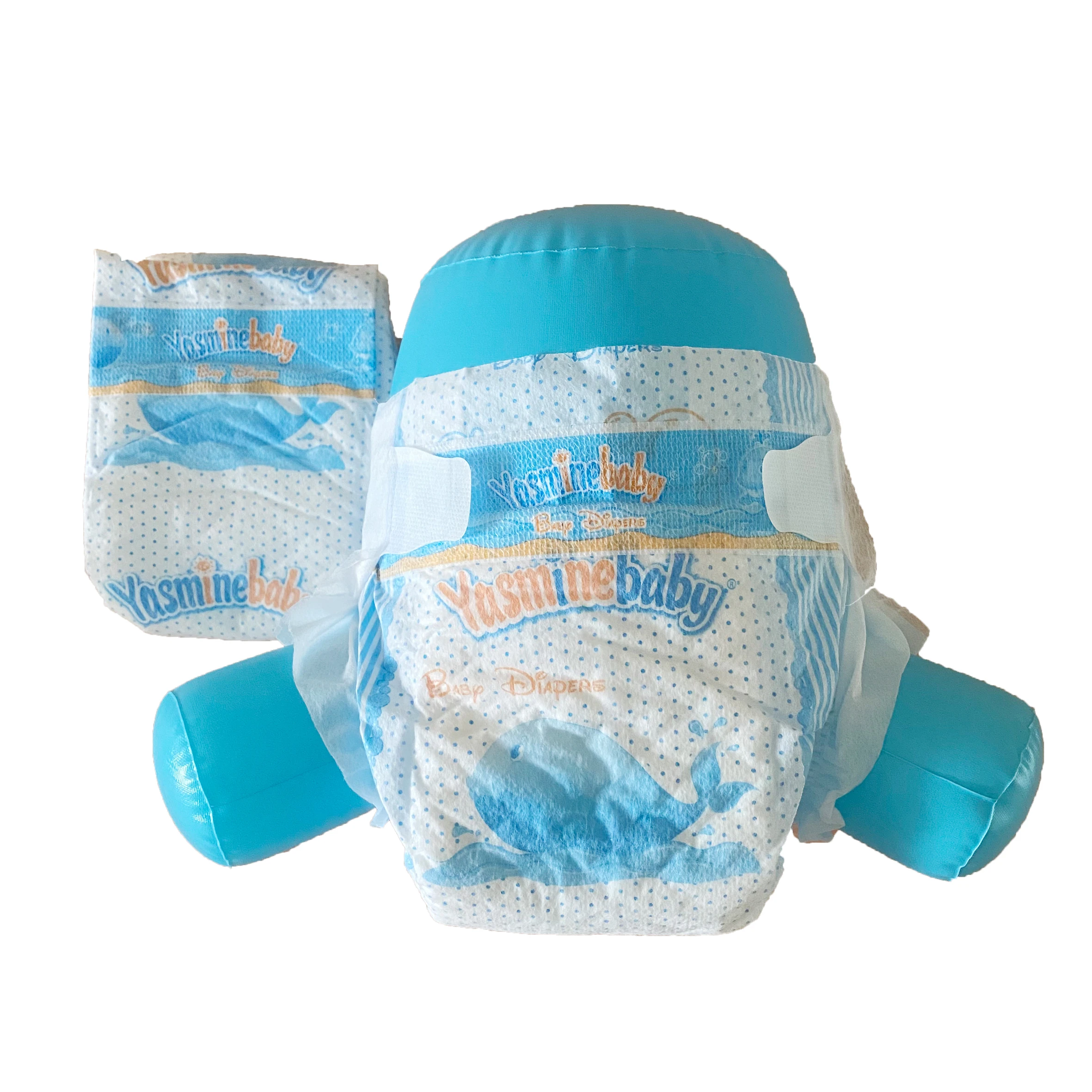 custom wholesale SAP super absorbing Couche Diapers Yasminebaby soft breathable diaper nappies for sale