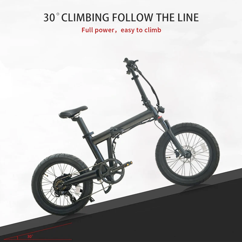 Hoya wholesale price Fat Tire Folding Electric Bicke 20 Inch 36V10.4-14Ah Lithium Battery Mountain Bike
