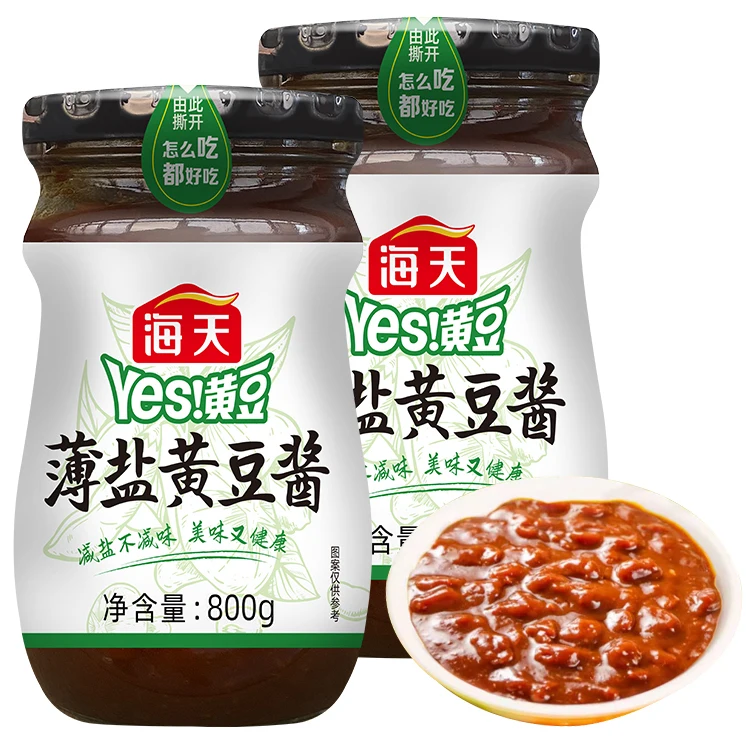 800g Low salt soy bean paste BCRs certificated Chinese delicious HADAY natural soya fermented Halal brewed soy bean paste