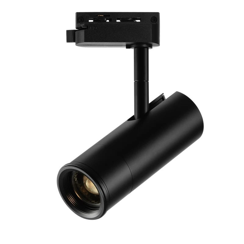 12W Dimmable Zoom Anti-Glare Led Light Track  For Museum Art Gallery Exhibition Light