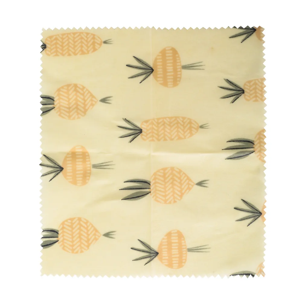 
Eco-friendly Organic Food Wrap Alternative Food Storage Bread Sandwich Wrapping Reusable Beeswax Wrap 
