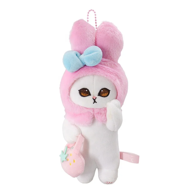 DL21052 Kawaii 18 см 6 стилей Mofusands X Sanrios Hello Kitties сумка Подвеска кошка плюшевая игрушка