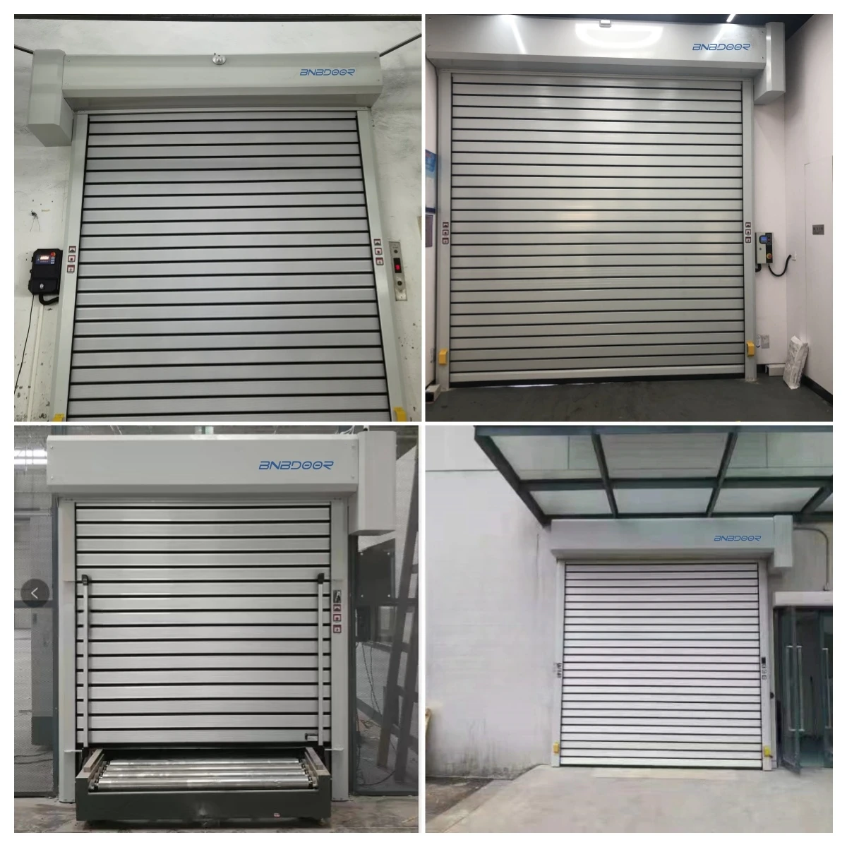 high quality automatic self storage sectional industrial garage high speed roll up roller shutter metal aluminum roll up door