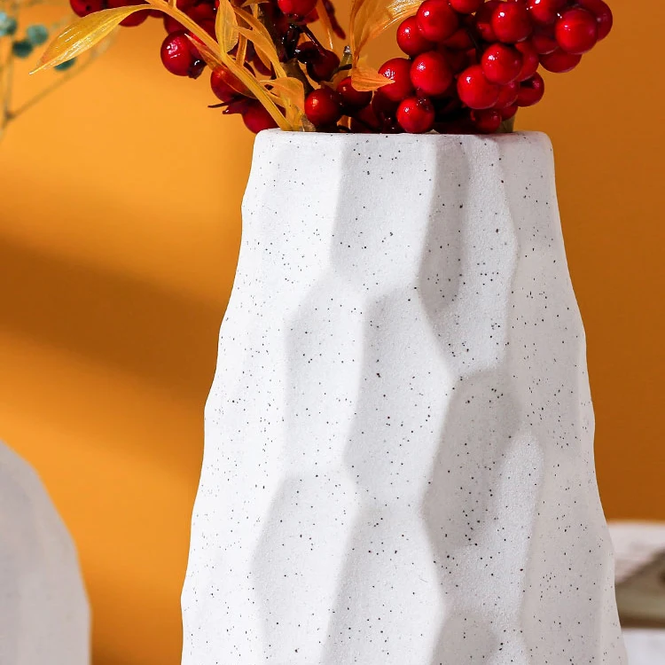 Современные креативные подарки аксессуары Настольный Скандинавский современный керамический Свадебный Цветочный ваза ручной работы для домашнего