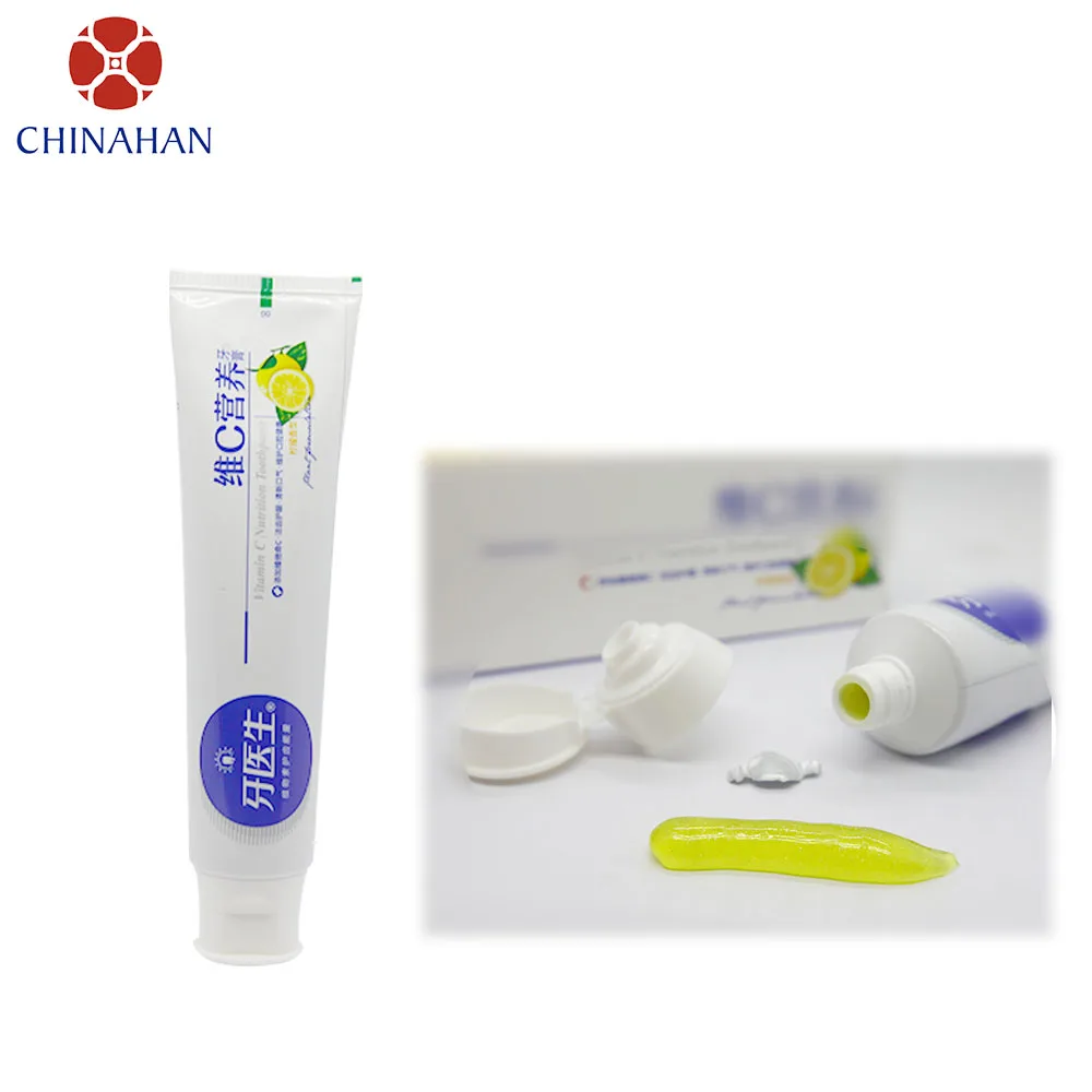 Organic lemon vitamin C herbal  toothapste