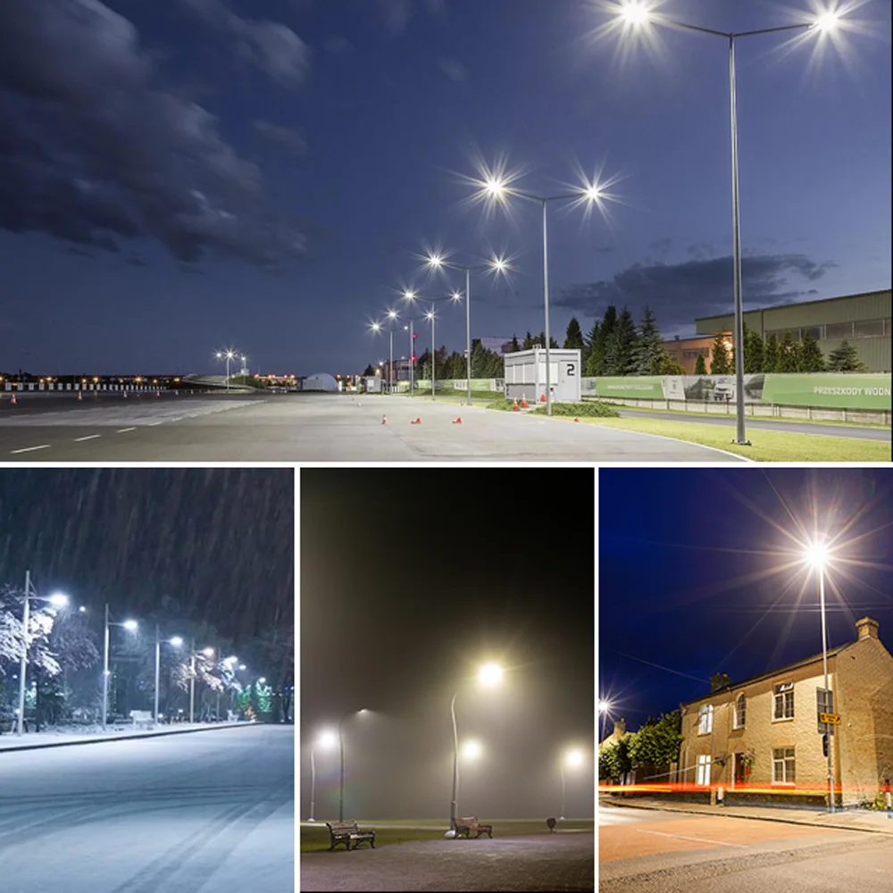 KCD 30w 50w 100w 200w SMD2835 High Quality Super Brightness Roadway Pathway Waterproof Smart Street Light LED Street Lamp