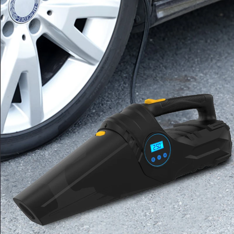 CARSUN Wholesale Multi-function 4 In 1 Car Vaccum 150PSI Tire Inflator Tire Pressure Monitoring Tool