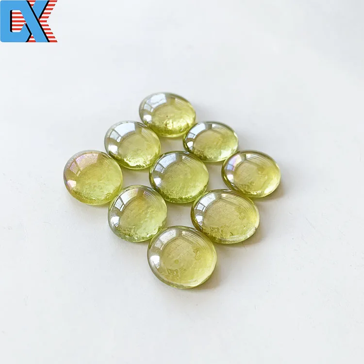decorative clear back flat glass gems