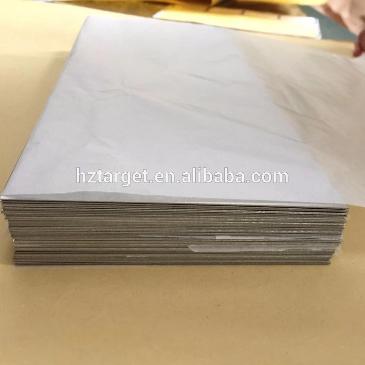 Молибденовая пластина ASTM-B-386 type 361