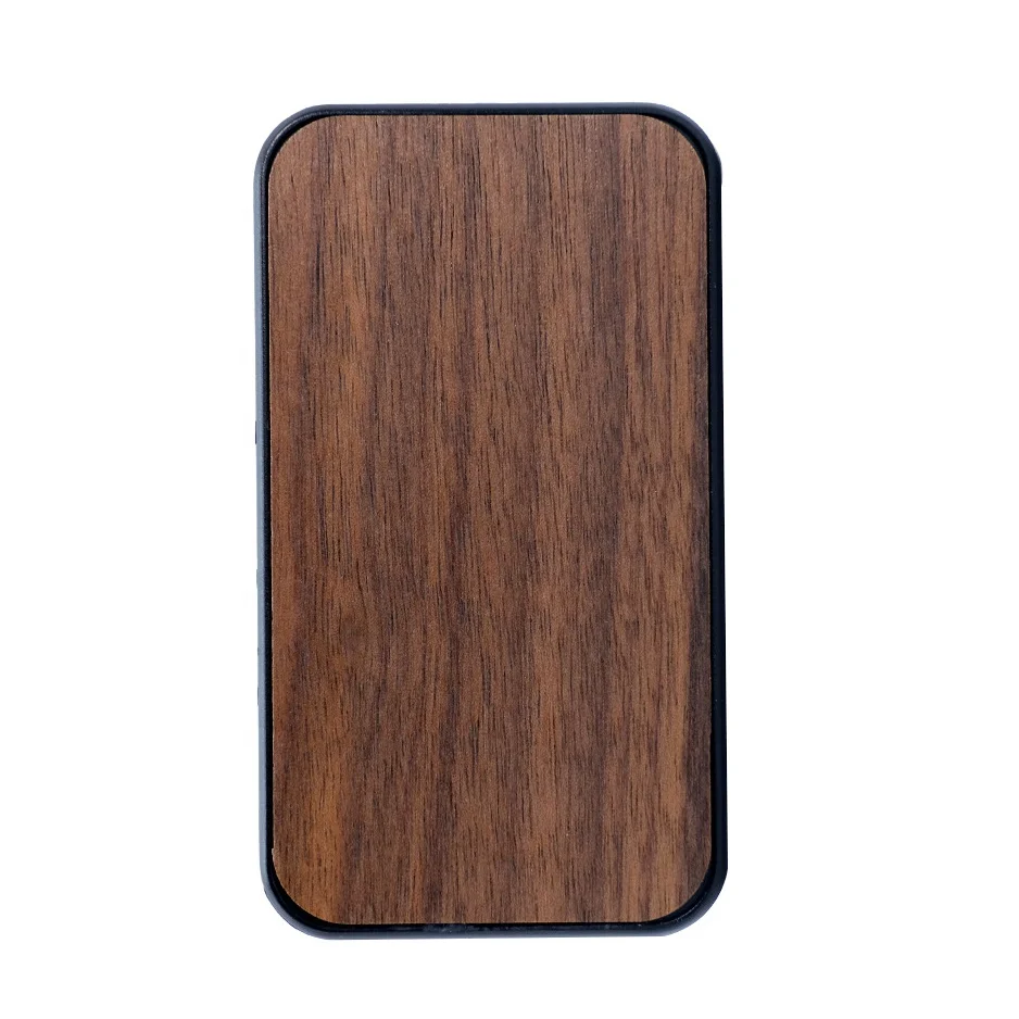Walnut Cherry Bamboo Natural wood Slide Wallet Flip Credit Card Holder Wallet Slim Minimalist RFID Wallet Band