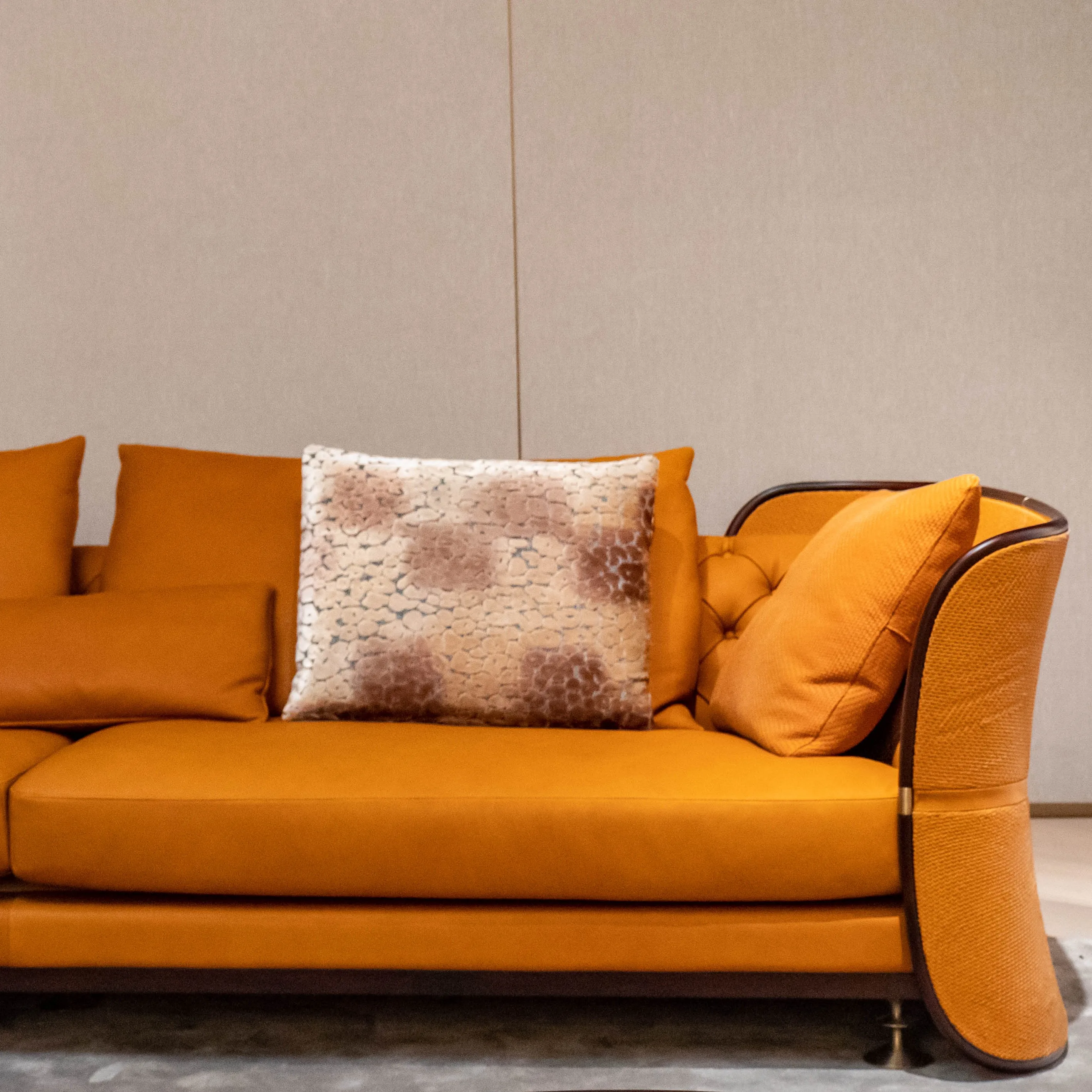 MODENFILI Home Furniture Couches Living Room Furniture Leather Sectional Sofas Leather Sofa Set canapés de salon divano