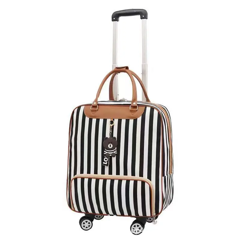 female hand luggage large capacity wheel pull rod bag travel bag boarding bag