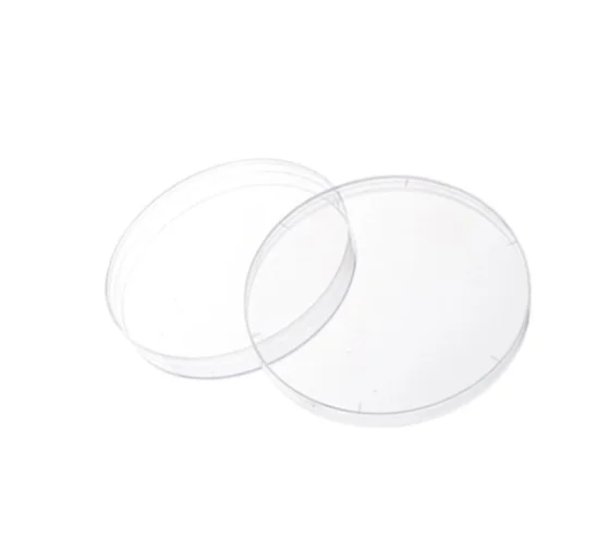 Disposable Laboratory Round or Square  PS 90mm Petri Dish for Bacterial Culture