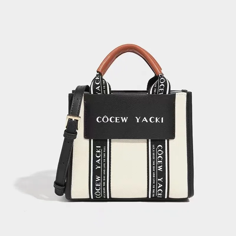 New arrival Printing Denim Canvas Women Handbags Designer Fashion Vegan PU  Crossbody Female bags Wholesale Ladies Purses
