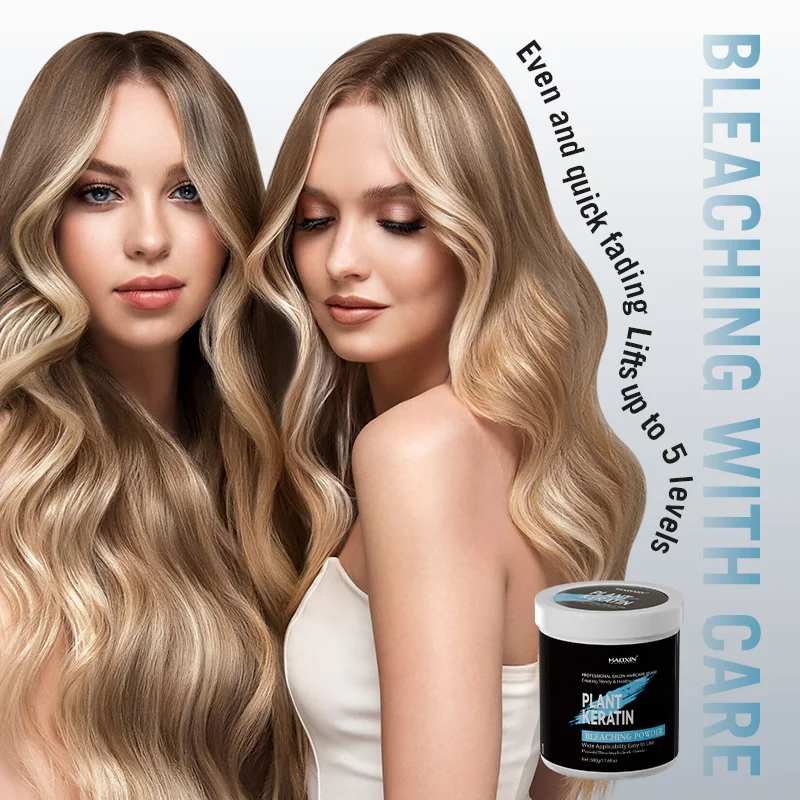 HAOXIN Wholesale High Quality 500g Bleaching Powder Barbershop Fade Mild Hair Products Bleaching Powder