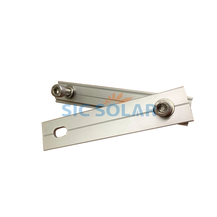 Solar Panel Mounting Aluminum Rail Connector Rail Splice Kits