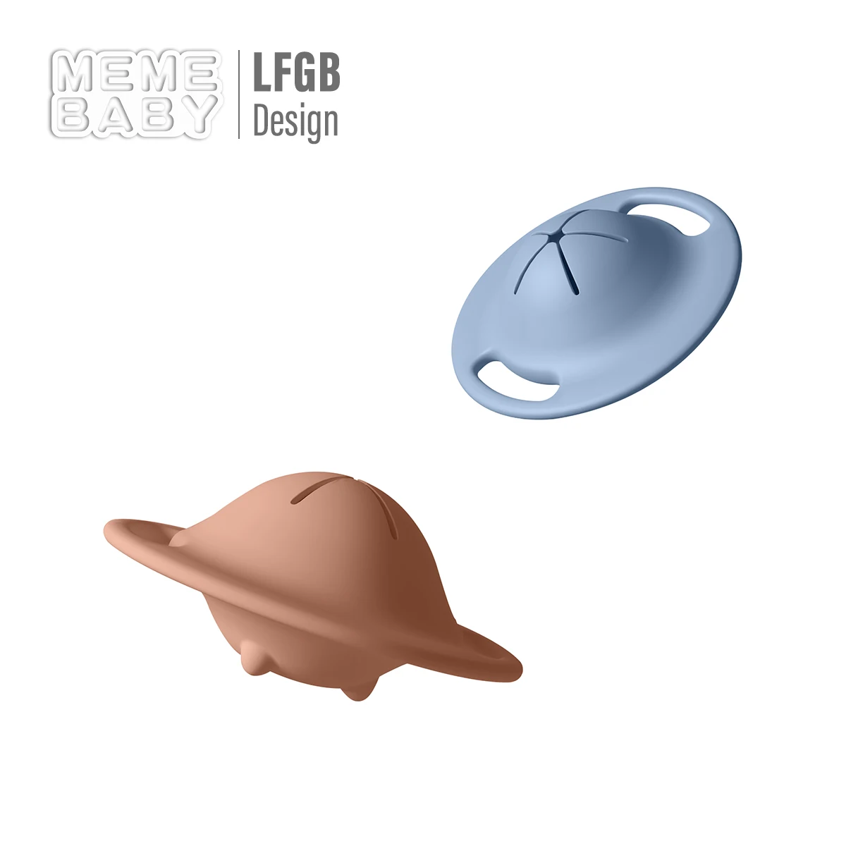 Snack Cup Kids Snack Box Candy BPA Free No Spill Toddler Silicone UFO Shape Eco Friendly Custom Food Fruit Children Round Modern