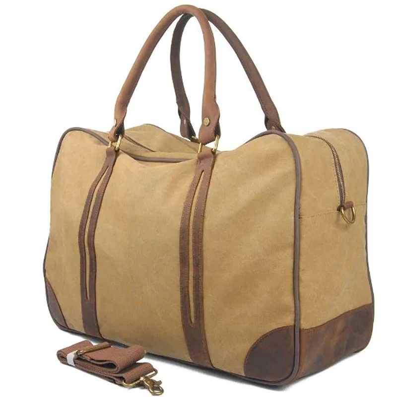 Newest Styles Fashionable Durable Canvas Handbag and Adjustable Shoulder Straps Luxury Travel Duffel Bag