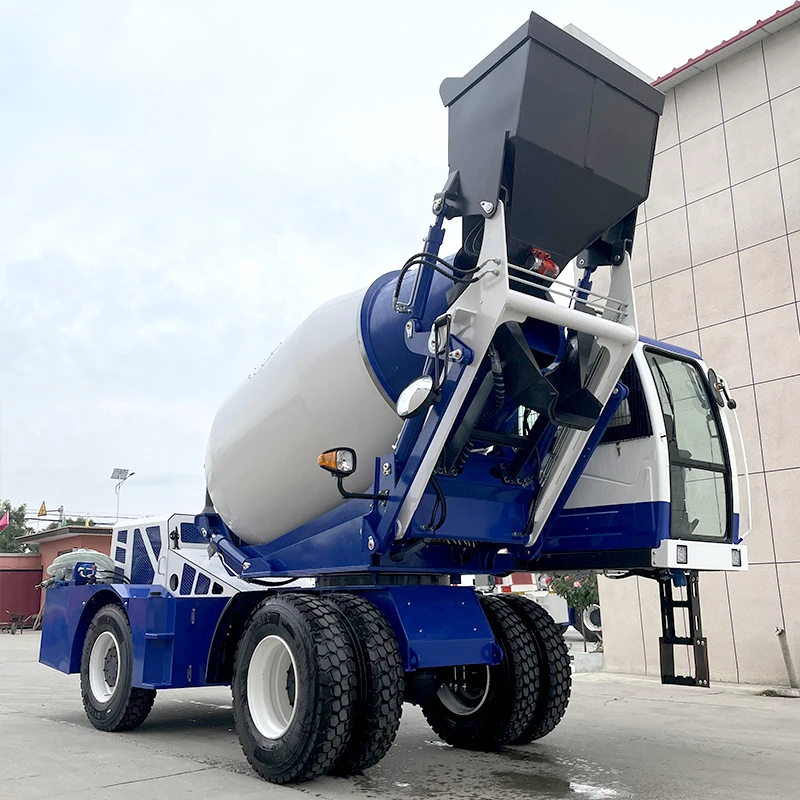 3 Cubic Meters Concrete Mixer Truck Concrete Mixer Trailer Concrete Mixer