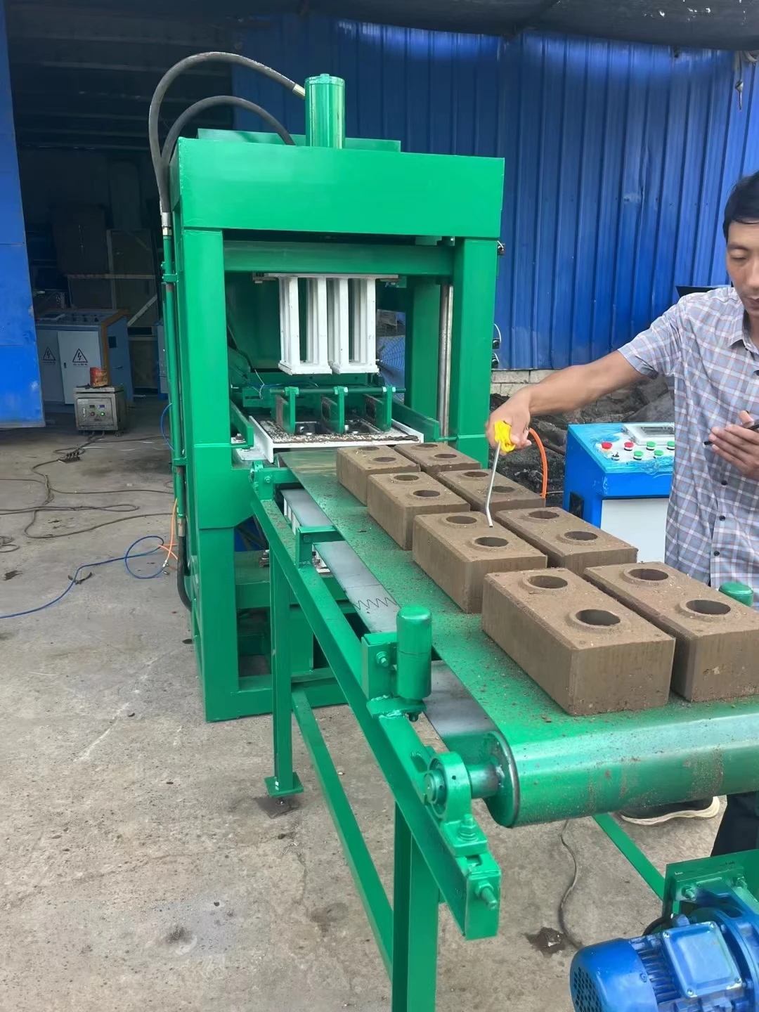 Clay brick making machine fully automatic 4-15 automatic block making machine second hand brick making machine