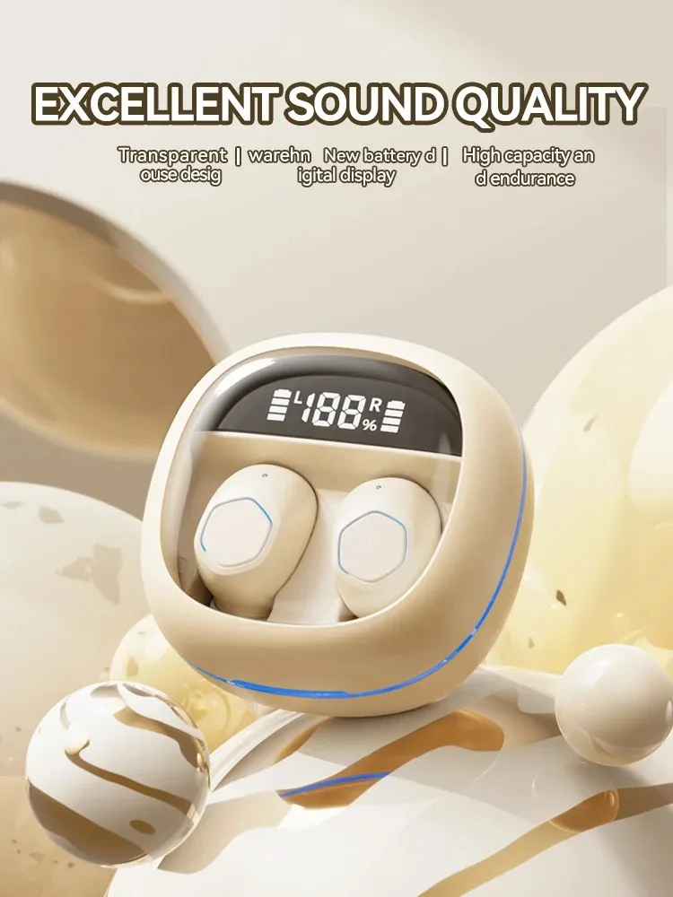 2024 NEW Sports newly arrival TWS Wireless Headphones Waterproof In-Ear Hooks Mini Earphones Stereo Music Earbuds