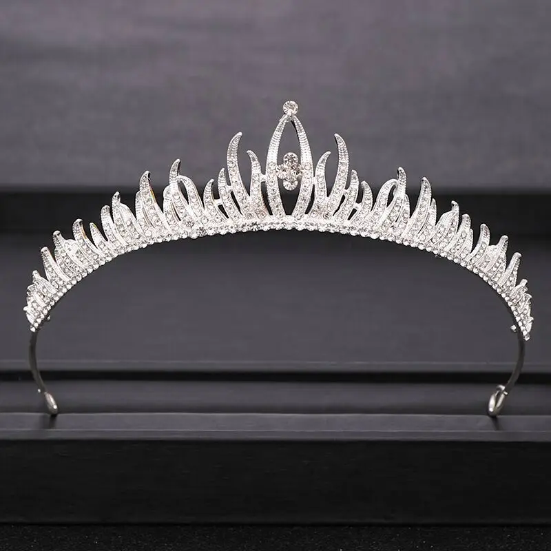 XYST New  Bridal Wedding Rhinestone Crowns Cheap Prices Crystal Metal Crowns For Beauty Queens