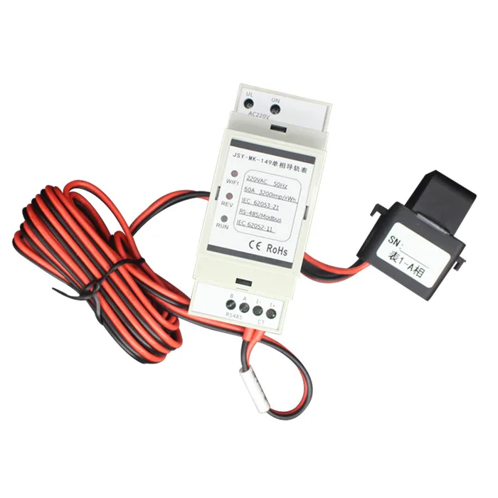 single phase smart meter 3 phase smart electricity meter wifi 2p wifi breaker metering kwh wifi meter energy meter power meter